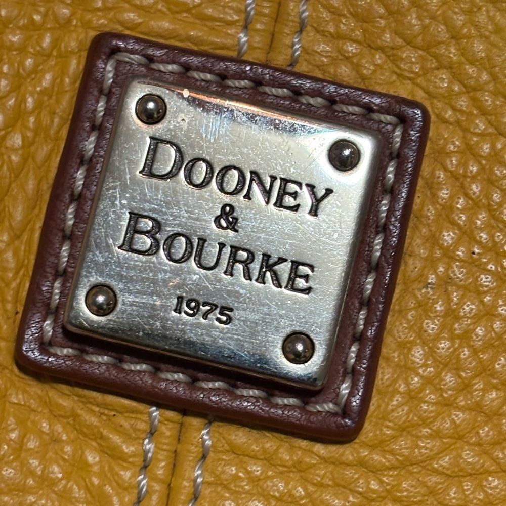 Dooney & Bourke Yellow Shoulder Bag - Picture 12 of 12